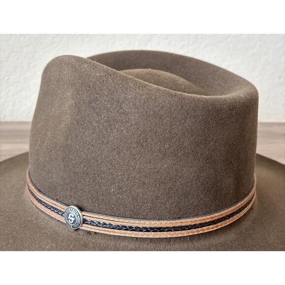 NWT Stetson The Rawlins, Size Large, KB Oak Brown, 100% Wool, USA, Cowboy Hat - Picture 4 of 16